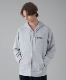 WEGO 【ユニセックス着用ITEM/MLサイズ展開】フェイクスウェードZIPパーカー