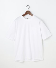 JOSEPH ABBOUD 【滑らかな肌触り】ダイヤロゴバックプリント Tシャツ