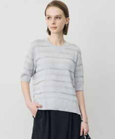 ICB L ルレックスパターン ニットプルオーバー