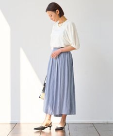 自由区 【ウエストゴム・長さ調整可・洗える・XSサイズあり】ビンテージサテン ガウチョパンツ