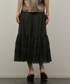 GRACE CONTINENTAL チュールティアードスカート