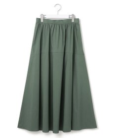 23区 【接触冷感/撥水加工】ストレッチブロード ギャザースカート