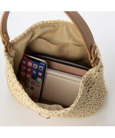 UNBILLION cachecache 差し込みフラップ2wayワンハンドルクロッシェトート