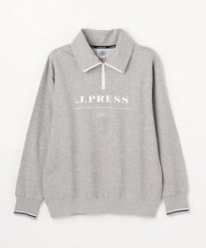 J.PRESS KIDS 【140-170cm】ミニ裏毛 ハーフジップ トレーナー
