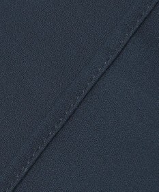 ICB 【洗える】ソフトジョーゼット　ランダムタックブラウス