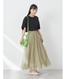 earth music&ecology バックスリットねじりチュニックＴ