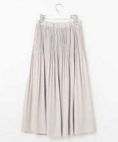 自由区 S 【セットアップ対応・洗える】ライトサテンプリーツ スカート