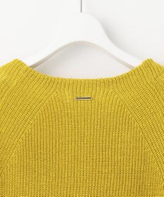 自由区 L 【カタログ掲載・WEB限定カラーあり・洗える】リネンミドルゲージボートネック ニット