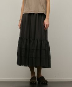GRACE CONTINENTAL チュールティアードスカート