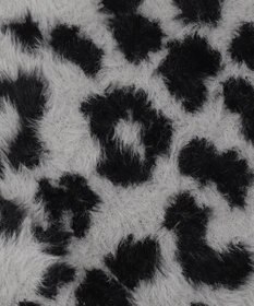 WEGO レオパードシャギーショートニット