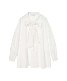 DAKS ボウタイカラーオーバーサイズブラウス