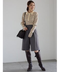 Te chichi フロントタックハーフパンツ《2025Autumn catalog vol.2 item》