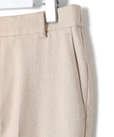 23区 L 【セットアップ対応/防シワ性/洗える】アイアスマットストレッチ テーパード パンツ