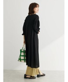 Green Parks Ｉ　胸元レース７分袖ワンピース