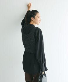 CRAFT STANDARD BOUTIQUE ワッフル編み短丈ニットベスト