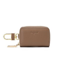 style code 【Ungrid/アングリッド】本革スマートキーケース  車 ダブルファスナー ダブル ポケット  キーチェーン ファスナー カラビナ ギフト