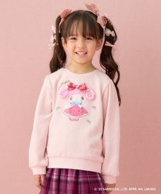 ANY KIDS 【マイメロディ＆クロミ×ANY KIDS】アップリケ トレーナー