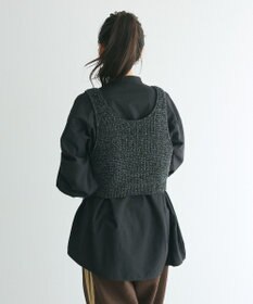 CRAFT STANDARD BOUTIQUE ワッフル編み短丈ニットベスト