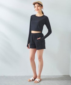 OP／FILA 【Ocean Pacific】カップ付きラッシュガード　水着3点セット