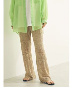 AMERICAN HOLIC 透かし編みニットパンツ