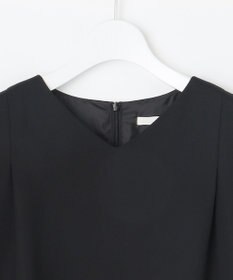 自由区 L 【17号サイズまで展開】フラワーレースダブルクロス ワンピース