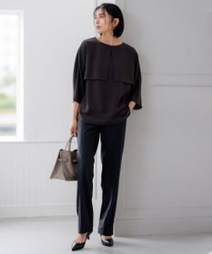 23区 【セットアップ対応/新色追加】ラフィーネウール フルレングスパンツ