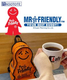 ROOTOTE 8564【ミスターフレンドリー】FR.モチーフエナメルデイバック