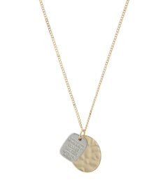 AMERICAN HOLIC メッセージコンビメタルネックレス