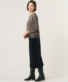 J.PRESS LADIES L 【WEB限定カラーあり】AIR DUROY LIGHT スカート