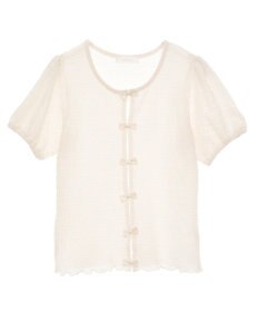 Green Parks ・ｓｗｉｎｇ　ｂｙ　フロントリボンプルオーバー