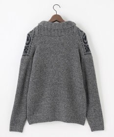 JOSEPH ABBOUD 【インポート素材/ソフトな肌触り/軽量】MOUSSE ペーズリー柄ショール カーディガン