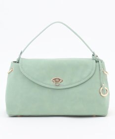 組曲 スエードライク トップハンドルバッグ