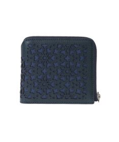 genten カレイド 外ファスナー2つ折り財布