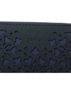 genten カレイド 外ファスナー2つ折り財布