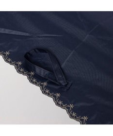 UNBILLION カシュネ cachenez / PUフローラルラメ刺繍3段折りたたみ傘