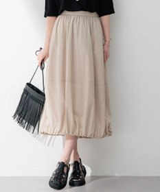 23区 L 【洗える】ヴィンテージライトタフタ バルーン スカート