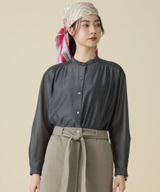 自由区 S エアリーローンプレーン ブラウス