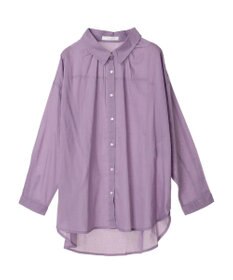 Green Parks インド綿 ボイルゆったりシャツ