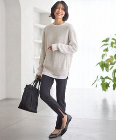 23区 【洗える】ストレッチポンチ レギンス