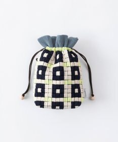 TRICOTE ピクセルタイルポーチバッグ