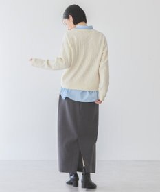 AMERICAN HOLIC イージーケアスリットタイトスカート