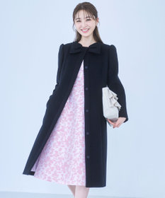 TOCCA 【消臭】IN ROMANCE ロングコート ブラック系