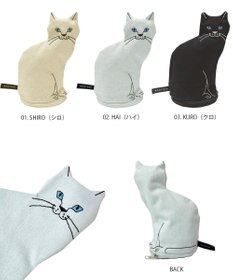 ROOTOTE 1117【ネコポーチ】EU.ウイズルー.オスワリネコ-A