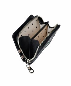 tsumori chisato CARRY tcパッチワーク ラウンドファスナー2つ折り財布