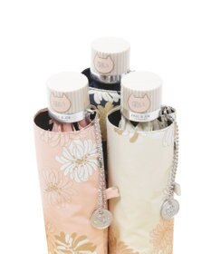 MOONBAT 【 遮光率100％/遮熱/UV/軽量】PAUL&JOE ACCESSOIRES(ポール&ジョー) 晴雨兼用日傘 クリザンテーム 総柄 花柄 折りたたみ傘