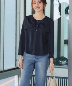 Tiaclasse L リボン風ブラウス