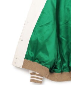 J.PRESS MEN 【J.PRESS ORIGINALS】Organic 9W Corduroy Varsity Jacket  Back Logo
