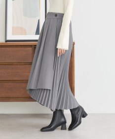 earth music&ecology ミックスプリーツスカート