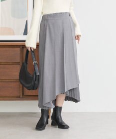 earth music&ecology ミックスプリーツスカート