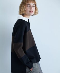 ICB 【洗える】 シンセティックダブルフェイス ラガーニットプルオーバー